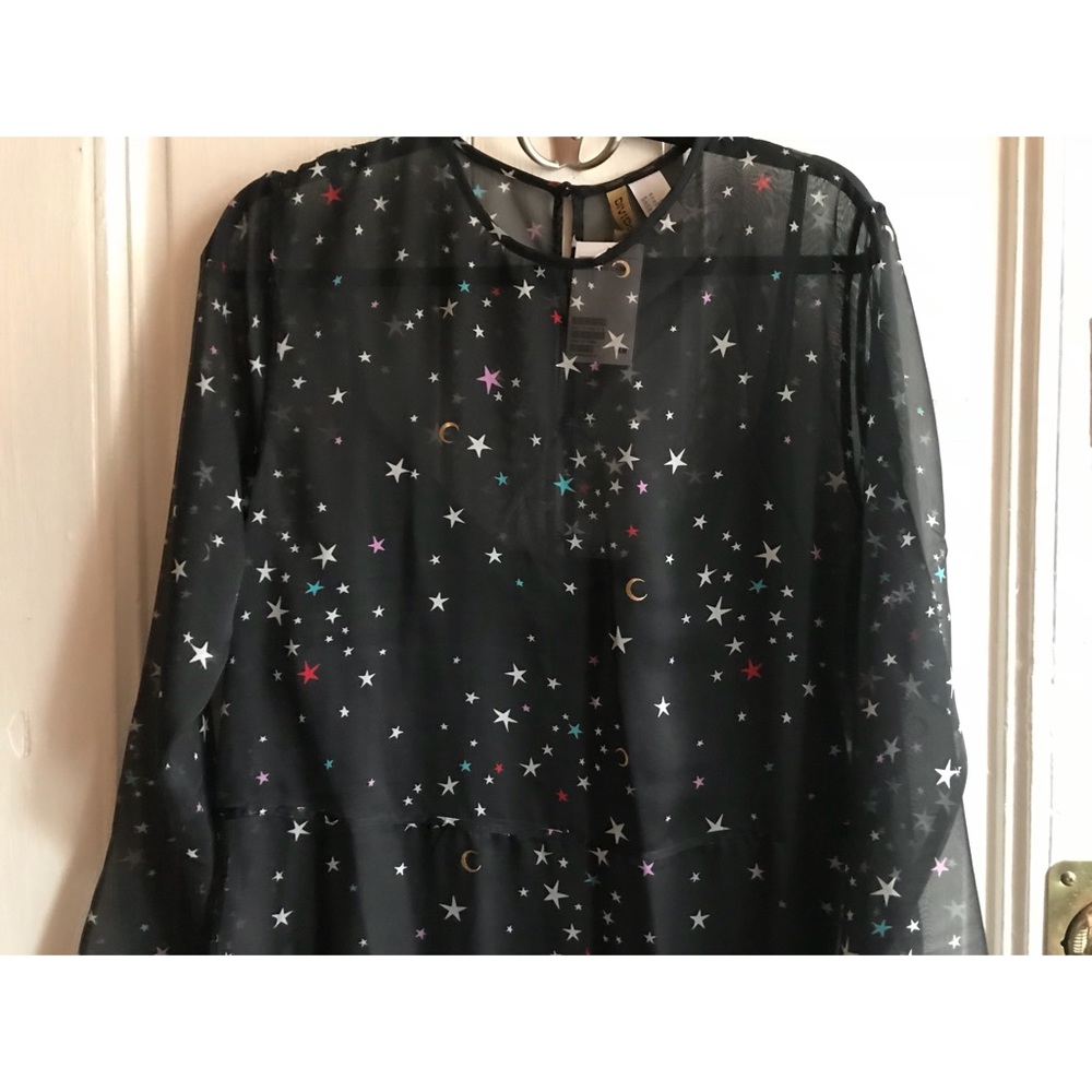 H&M multi color star print dress, sold out online! - Picture 3 of 4